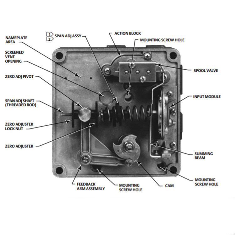 Fisher 3710 SingleOr DoubleActing For Rotary Actuators Pneumatic