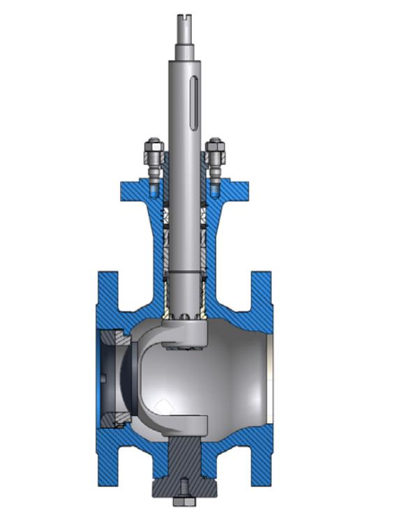 Double Eccentric Pneumatic Control Valve , Industrial Rotary Plug