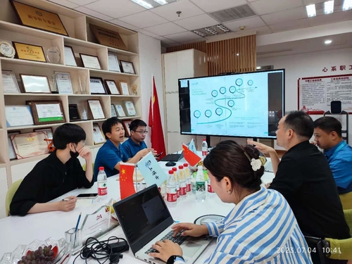 Latest company case about Customer Visits Offline Communication