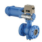 DN 25 - DN 600 Rotary Plug Control Valve Pneumatic Supply High Strength