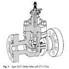 Globe valve 3256 electric Control Valve pressure rating Class 150 to Class 2500 with out lining