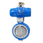 LTR 43 Anti Surge Pneumatic Butterfly Valve Alloy / Steel Material DIN Version