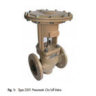 Metal Material Globe Pneumatic Control Valve With Flowsreve 3200MD Positioner