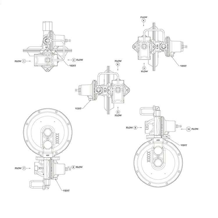 ITRON CL231 Series Pressure Regulators Gas And Fuel Regulator