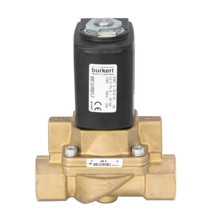 Burket Solenoid Valve 6407 Servo Assisted 2/2 Way Piston Valve