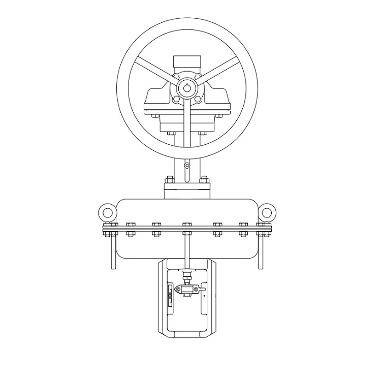 Spirax Sarco Pneumatic Control Valve PN9000 High Temperature Pneumatic