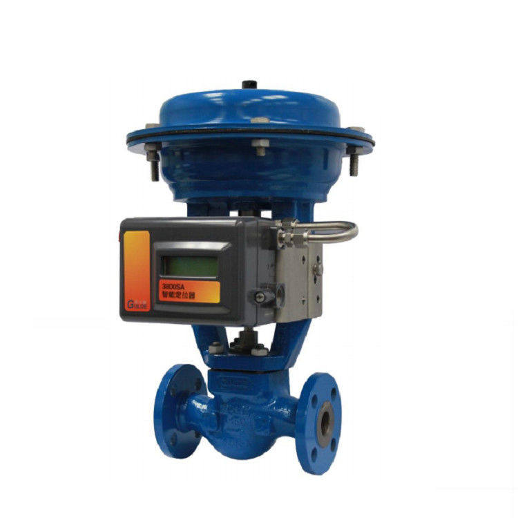 Gulde Control Valves 5100 With Positioner 3800SA Smart And Pneumatic