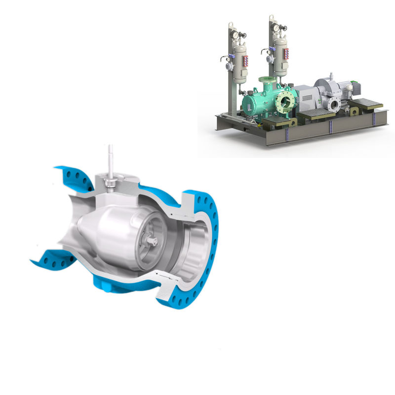 Chinese Mokveld Axial On-Off Valve In Preference To Ball Valve Skid Mounted