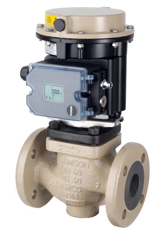 Samson 3372 Electropneumatic actuator with Samson 3725 Electropneumatic