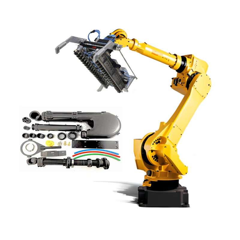 Industrial 6 Axis Fanuc Robot Arm M-710iC With Big Payload Gripper And CNGBS Dresspack