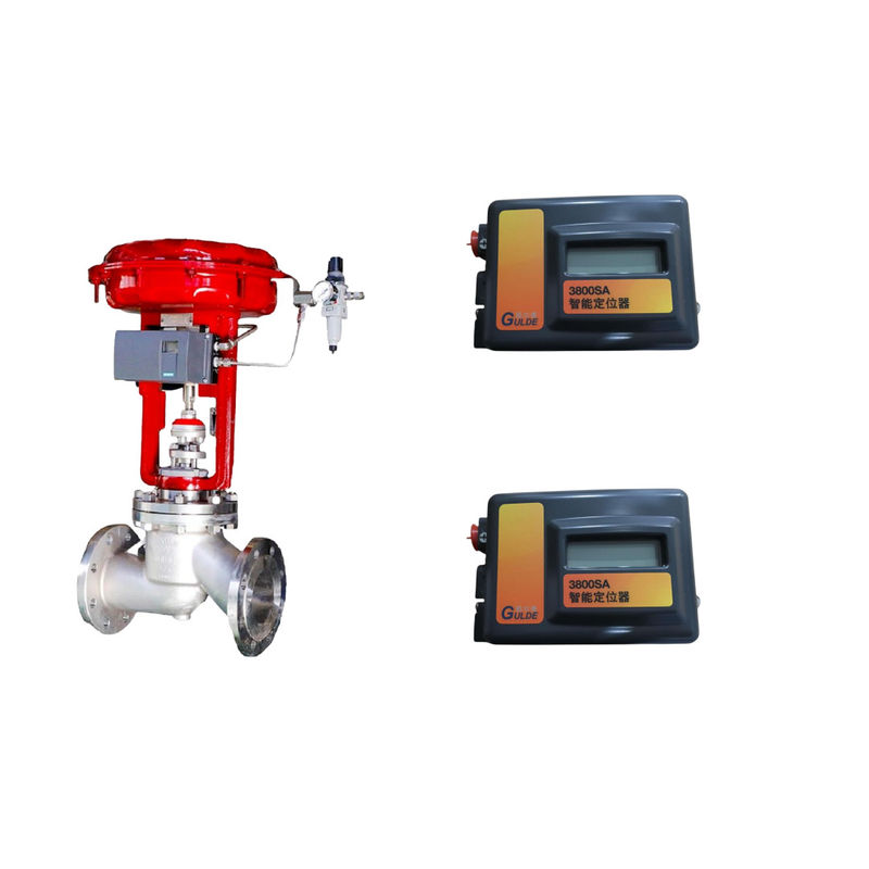 Samson 3372 actuator Control Valve with FISHER 3800sa Smart Valve ...