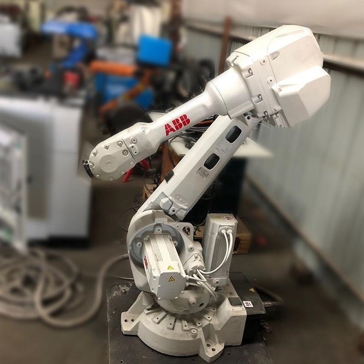 6 Axis Robotic Arm ABB IRB2600-20/1.65 With CNGBS Robot Positioner As ABB Robot For Welding