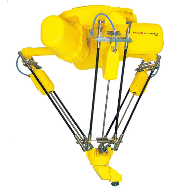 Intelligent Electric Fanuc Robot Arm / Programmable Robot Arm Yellow Color