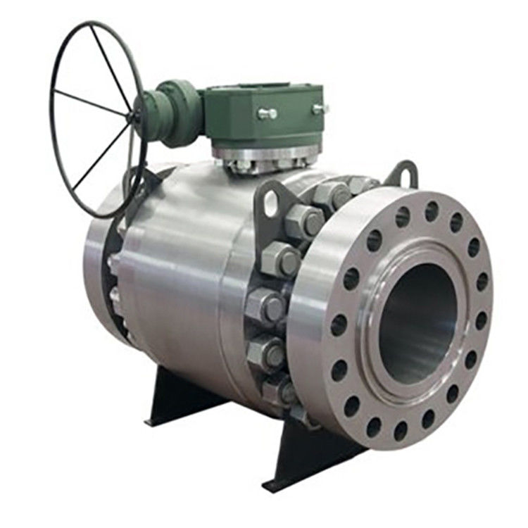 VB2 VB3 Trunnion Ball Valve High Strength Soft / Metal Seating Material