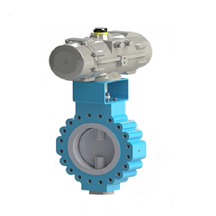 Butterfly Type Pneumatic Control Valve LAS/LDS Without Lining DIN Version