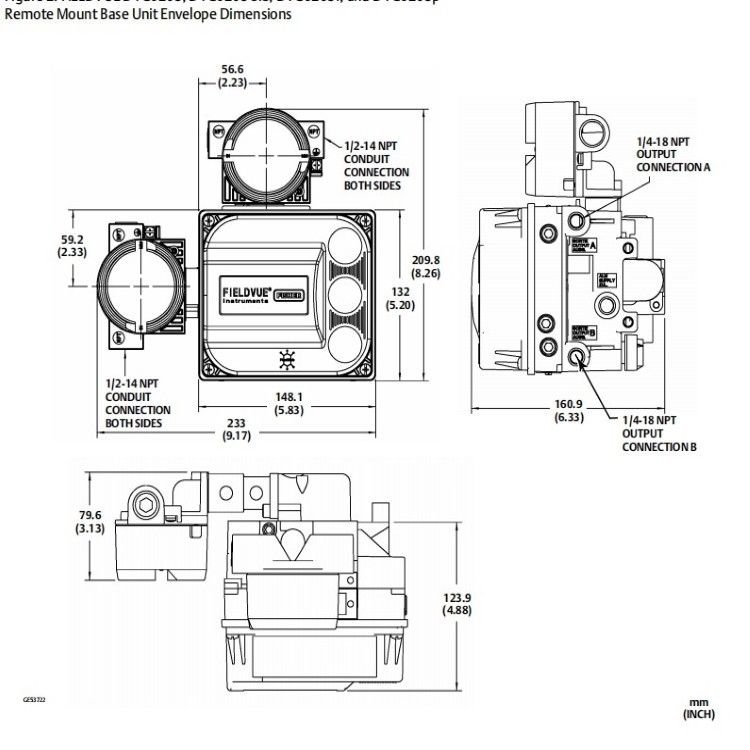 DVC6200 SIS Digital Positioner Control Valve Positioner