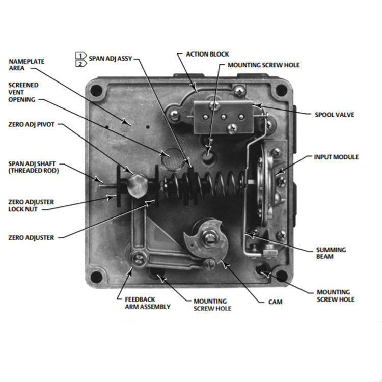 Fisher 3710 SingleOr DoubleActing For Rotary Actuators Pneumatic