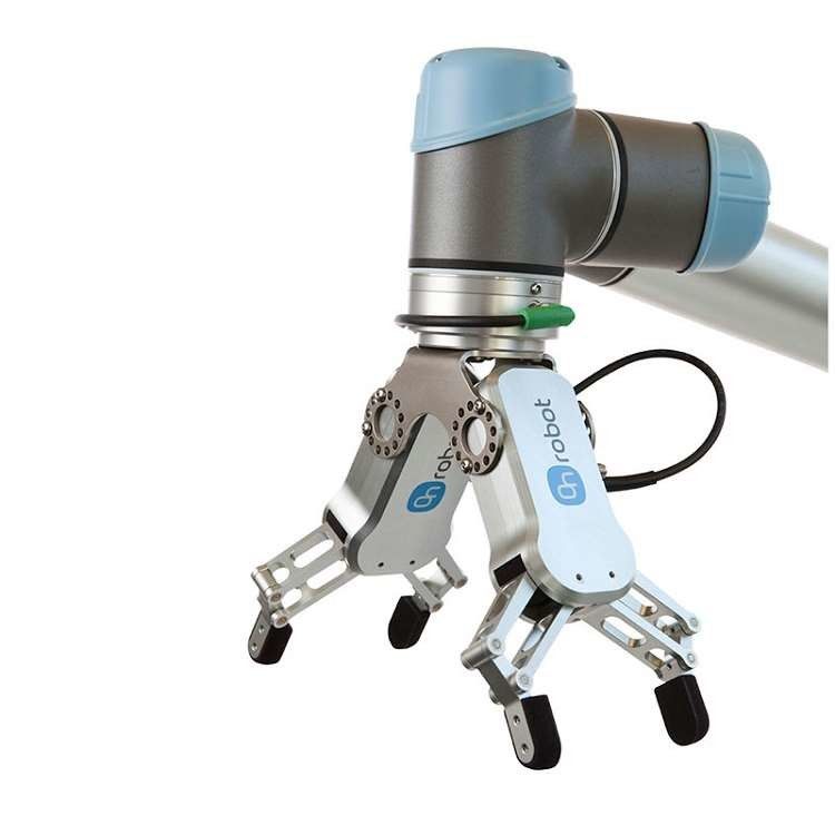 Collaborative Robot Combine With Robotic Arm Gripper RG2 As Robot Gripper