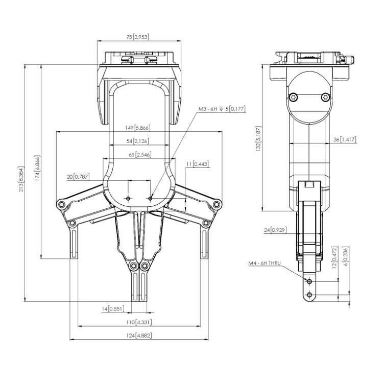 Collaborative Robot Combine With Robotic Arm Gripper RG2 As Robot Gripper