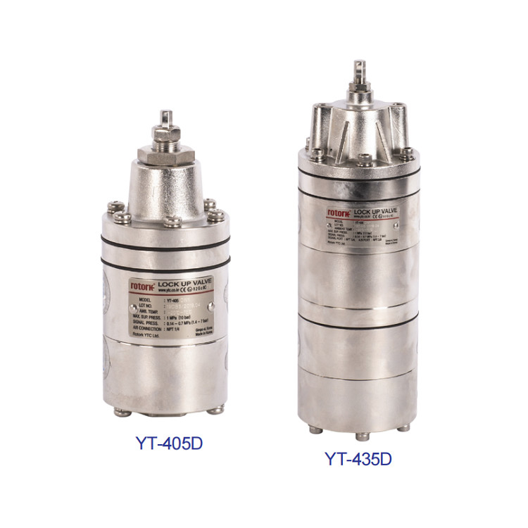 Lock Up Electric Control Valve Steel Positioner YT400S