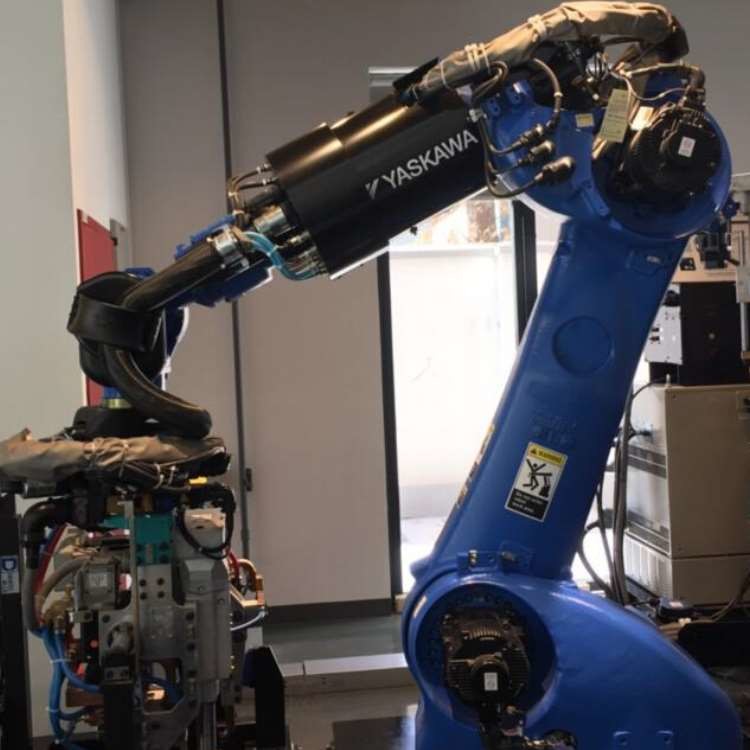Yaskawa GP225 Handling Robotic Arm 6 Axis With CNGBS Robot Guide Rail ...