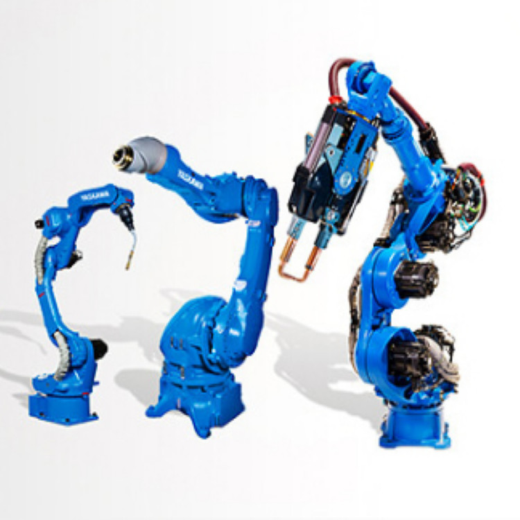 6 Axis Welding Robotic Arm Yaskawa AR2010 With CNGBS Robot Clothes For ...