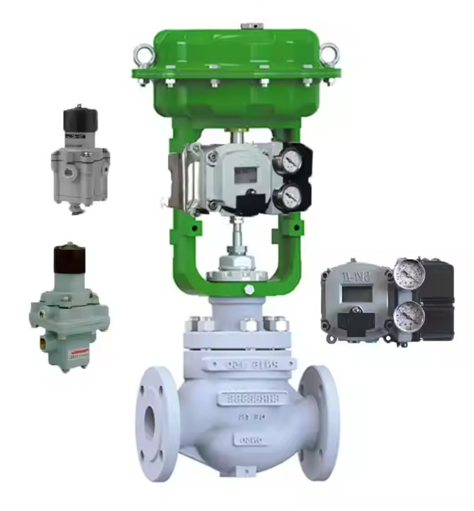 Chinese Brand Butterfly On-Off Valve With Masoneilan SVI2-21113111 And ...