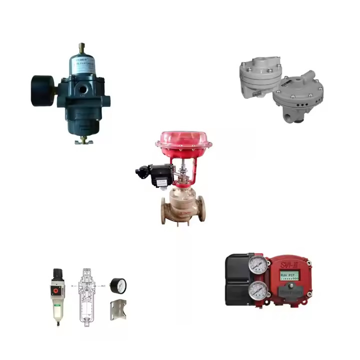 Tescom Control Valve Pneumatic Control Valve With Masoneilan SVI2-22123121 Positioner And ...