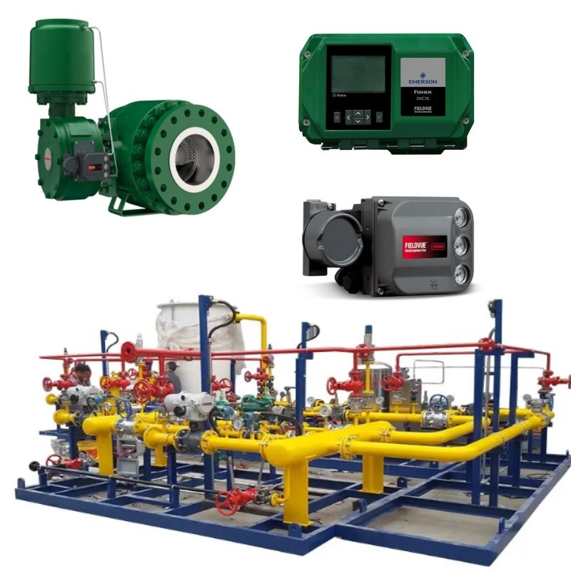 Switching Valve Valve Switching Skid With FisherV280 Control Valve 1061Actuator Fisher ...