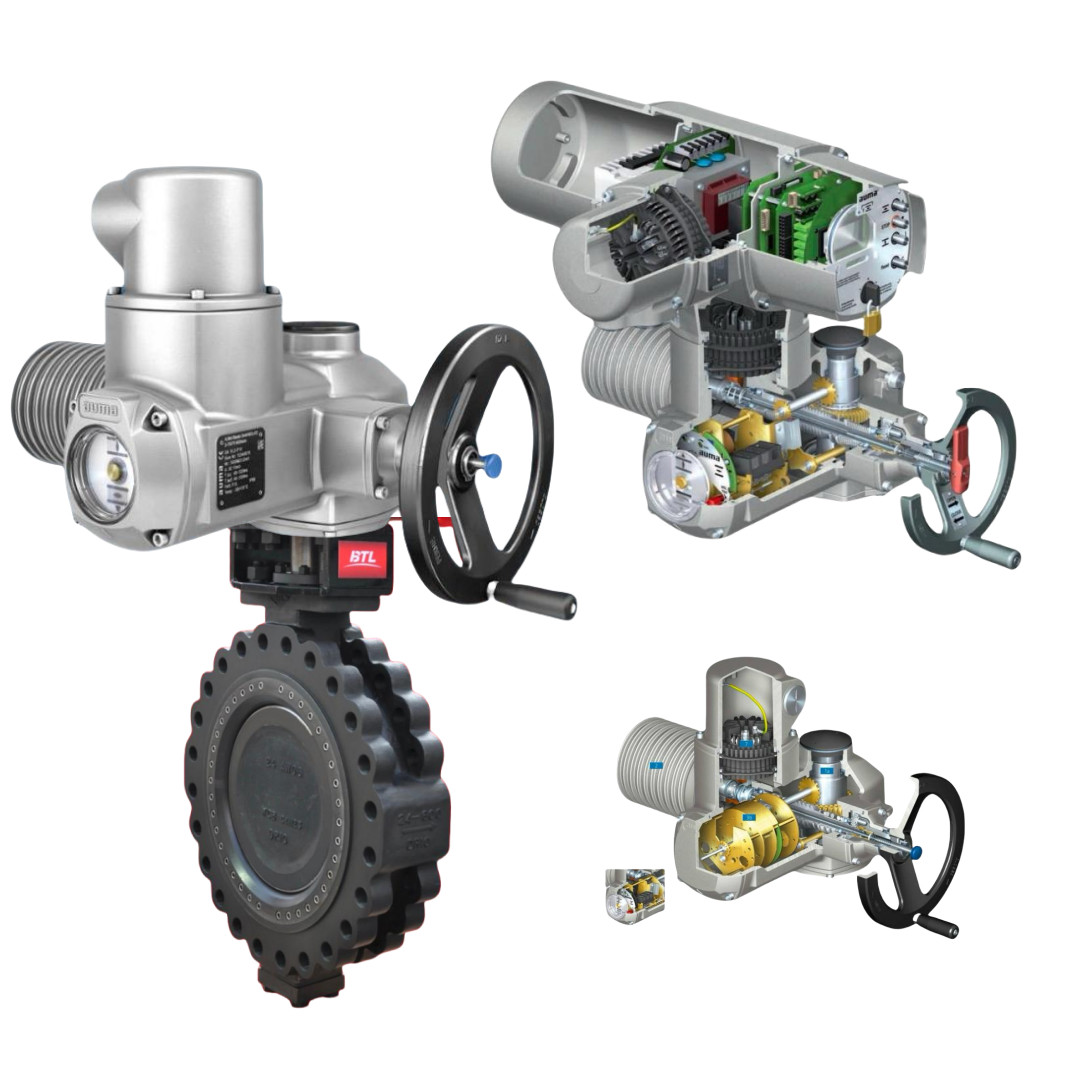 Iso 22153 Stock Supplier Auma SA 07.6 SA 07.2 SA16.2 Rotary Valve Actuators Auma ...