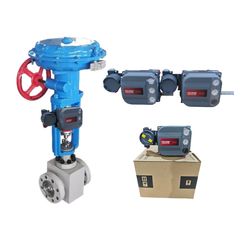 Pneumatic Gas Injection Control Valve Manufacturer Customized Fisher ...
