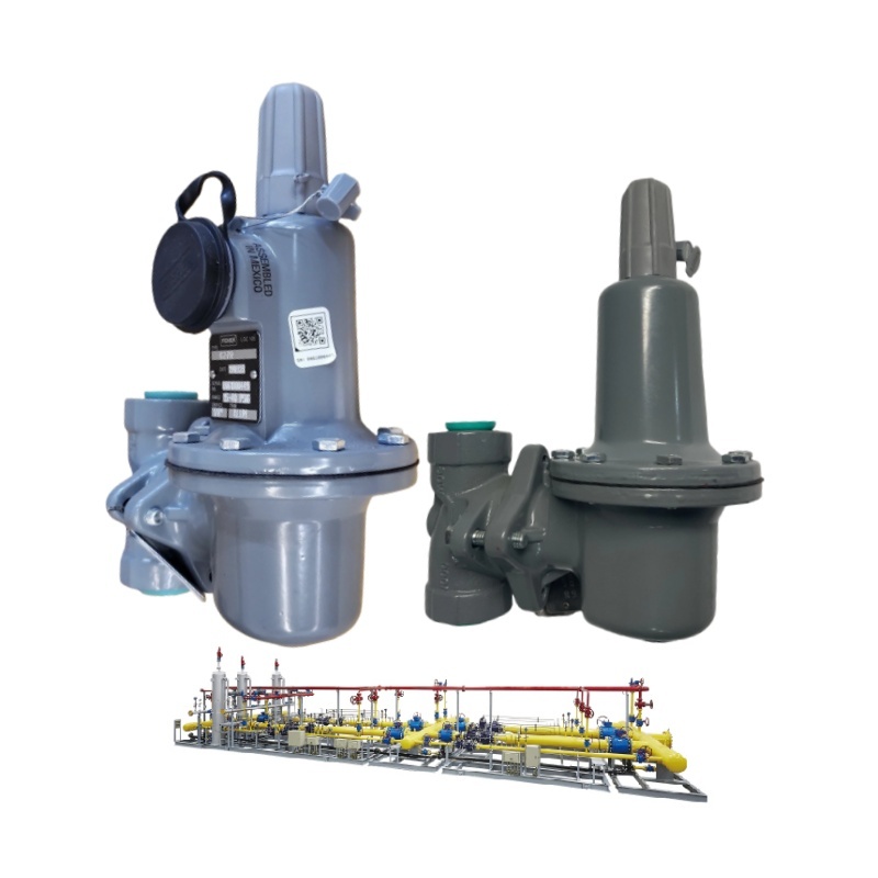 Fisher 627 Series Gas Pressure Regulator for Industrial Use
