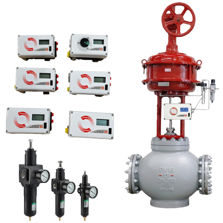 Industrial Pnuematic Control Valve and Digital Positioners Flowserve ...