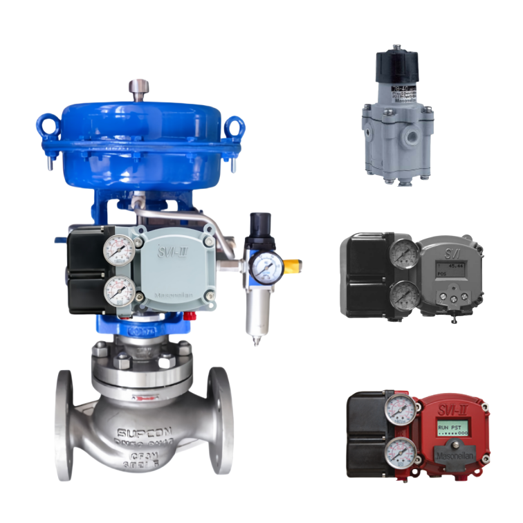 New and High Quality Pneumatic Control Valve Masoneilan Positioner SVI2 ...