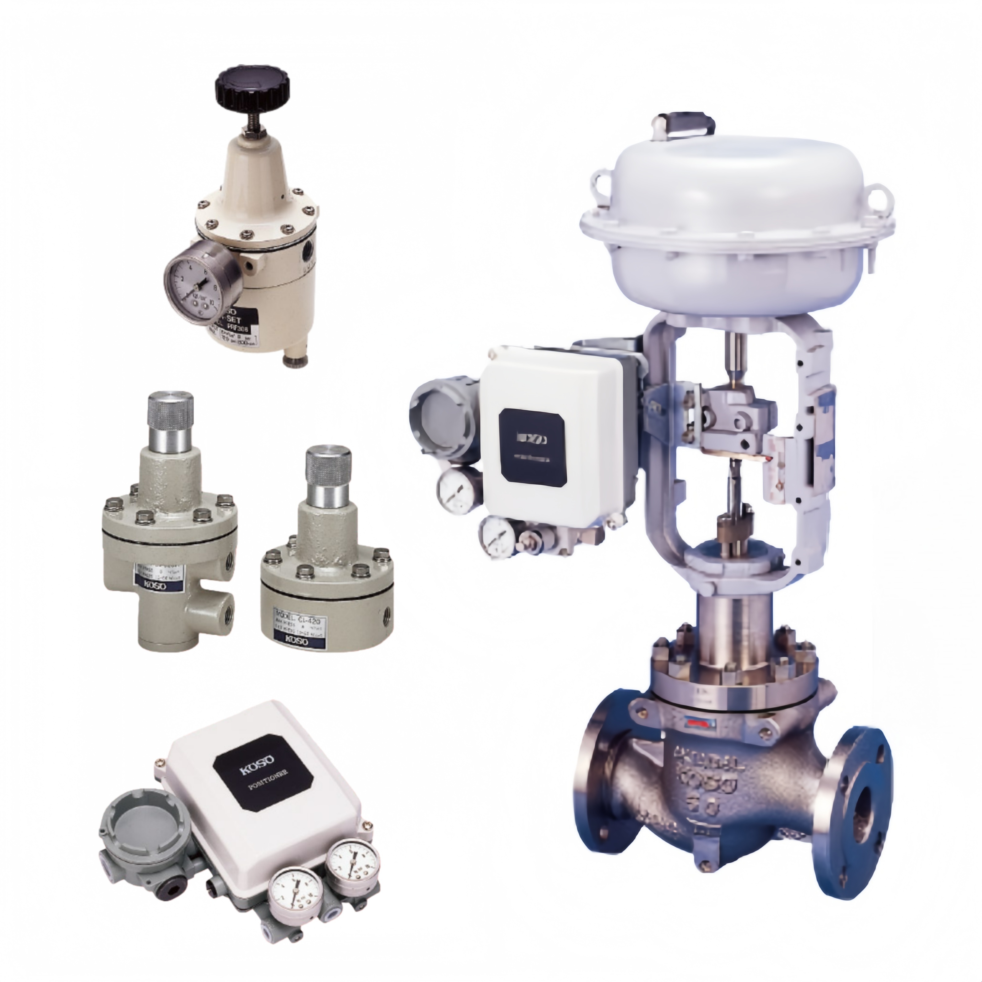 Valves In Refinery KOSO 501G 550G Cage Guided Control Valves for Industrial Use
