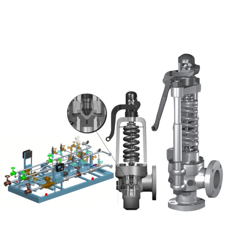 Spring Loaded Safety Guard Consolidated 1700 2700 3700 Safety Valve High Pressure Steam Protection