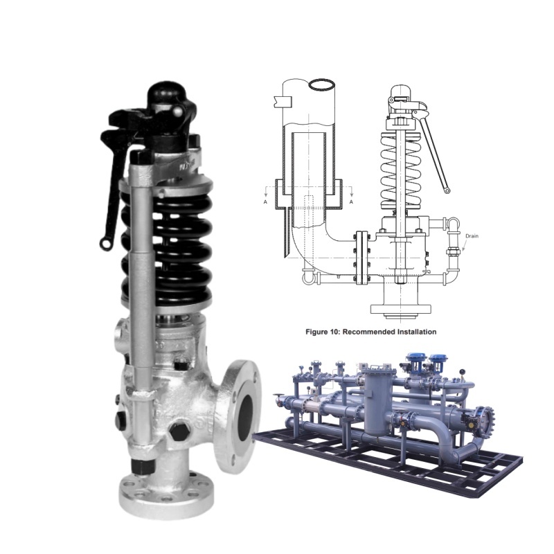 Spring Loaded Safety Guard Consolidated 1700 2700 3700 Safety Valve High Pressure Steam Protection