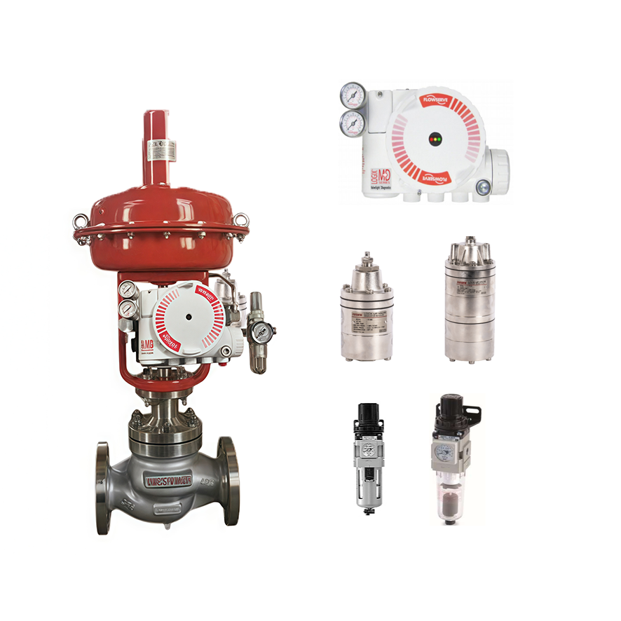 Hart Positioner Flowserve Logix 3200MD Digital Valve Positioner with HART Protocol for ...