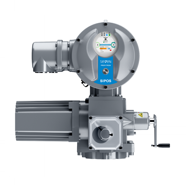 SIPOS 7 Electric Actuator with Control Valve for Steam Turbine