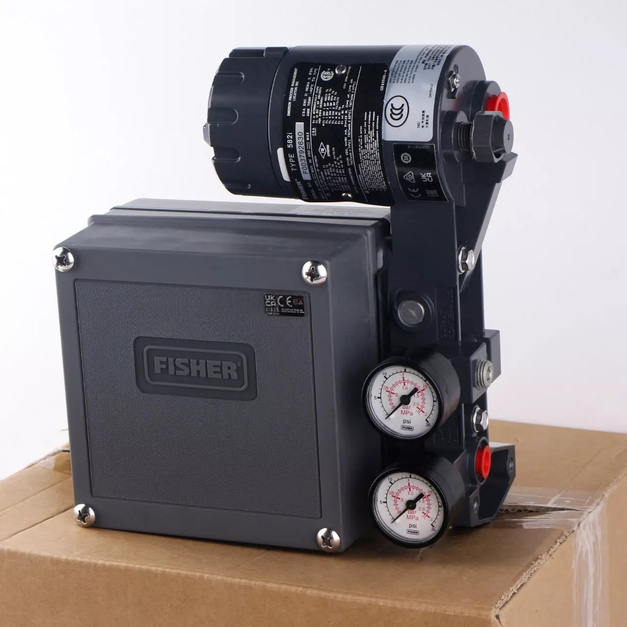 Fisher 3582i Electro-Pneumatic Valve Positioner for Industrial Control