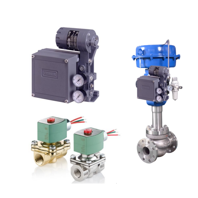 Fisher 3582i Electro-Pneumatic Valve Positioner with ASCO Solenoid