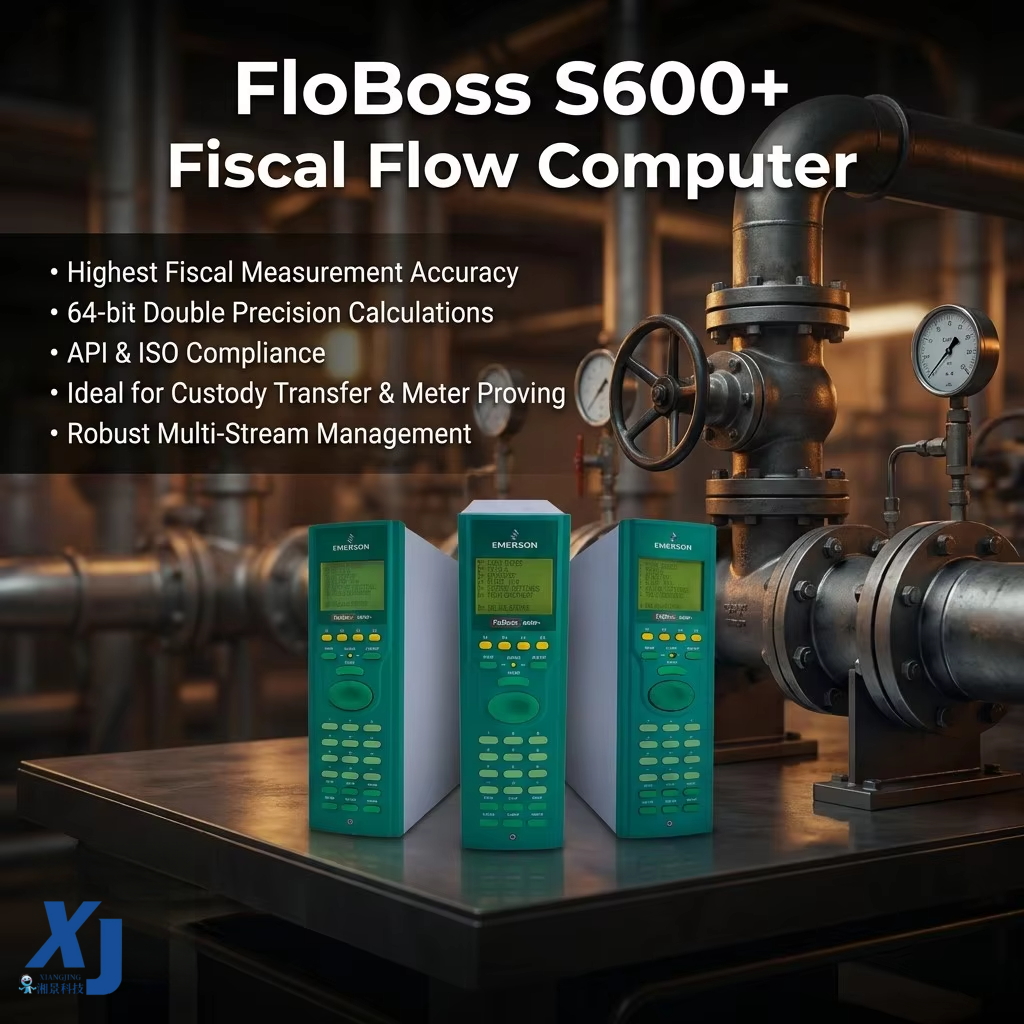 FlowBoss S600+ Flow Computer for Custody Transfer Gas/Liquid