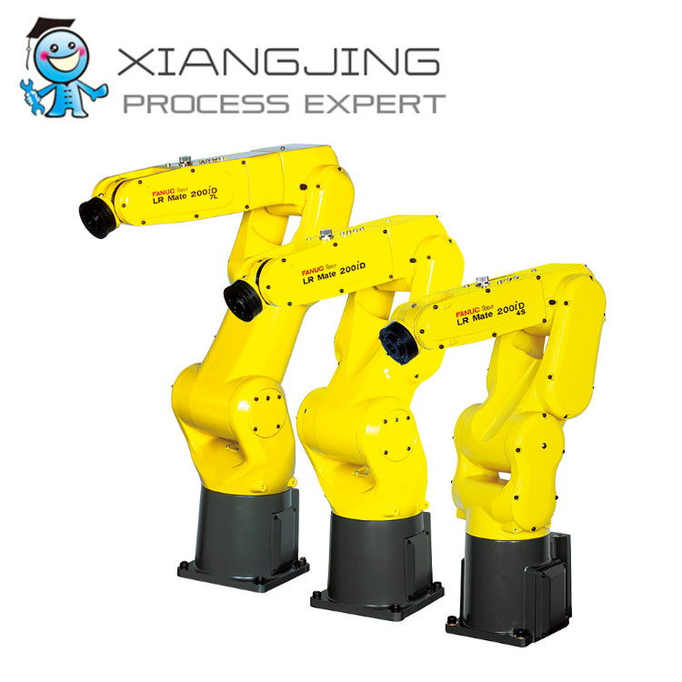 Mini Fanuc Robot Arm LR Mate 200iD For Industry Floor / Upside Down