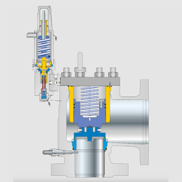 Type 821 High Efficiency Modulate Action Pilot Operated Safety Valve