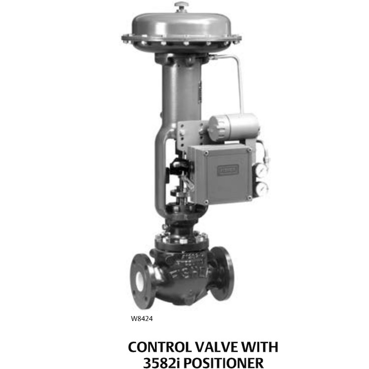 Electro-Pneumatic Positioner 3582i Of Valve Controller Used With ...