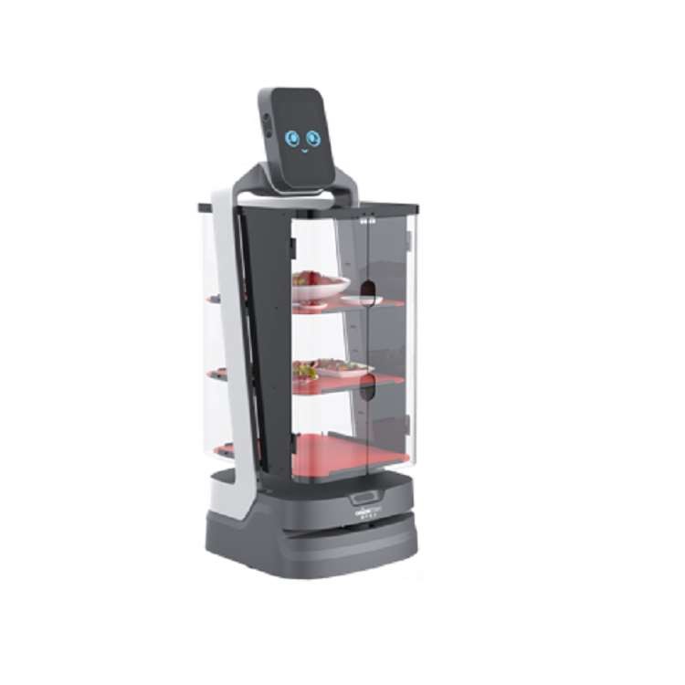 Robot Restaurant Service Zhaocaibao For Food Delivery As Food Delivery