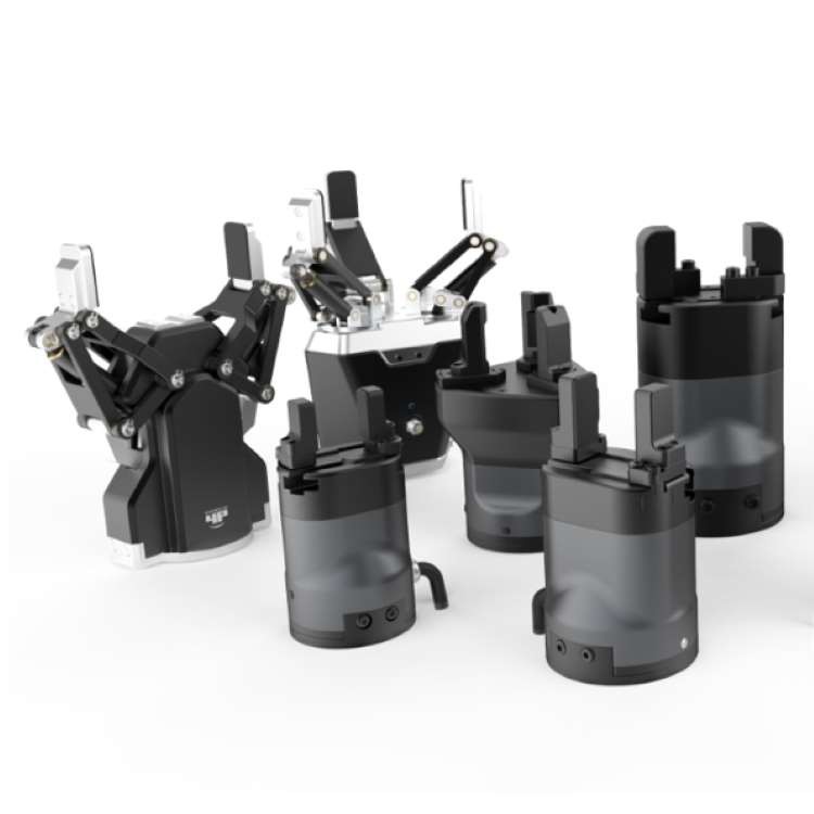 Three Finger Servo Electric Gripper CGC80 With 6 Axis Robot Arm Cobot