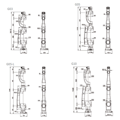 Chinese Cnc 6 Axis Robot Arm CNGBS-G05 For Palletizing Cobot Robot