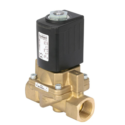 Burket Solenoid Valve 6407 Servo Assisted 2/2 Way Piston Valve