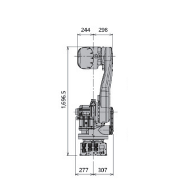 Kawasaki Robot RD080N Cnc 6 Axis Robotic Arm For Palletizing With 80KG Payload